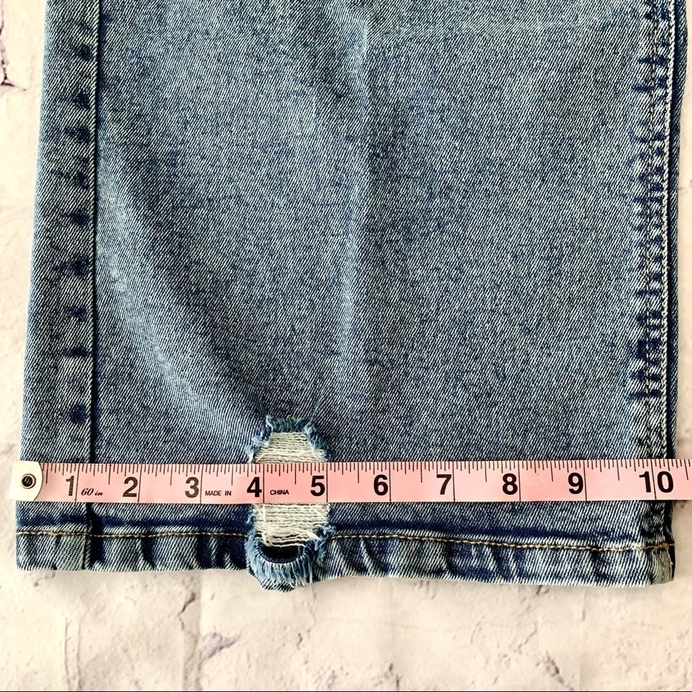 HIGH Rise Distressed Wide Leg Jeans - Picture 11 of 11